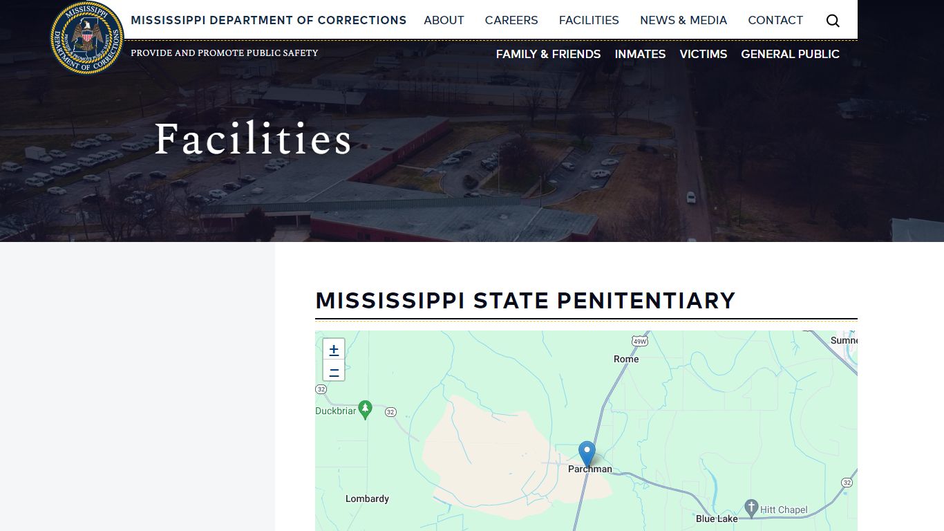 Mississippi State Penitentiary | Mississippi Department of Corrections
